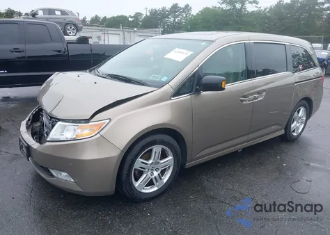 2012 Honda Odyssey Touring/Touring Elite from USA, damaged, VIN 5FNRL5H98CB015804